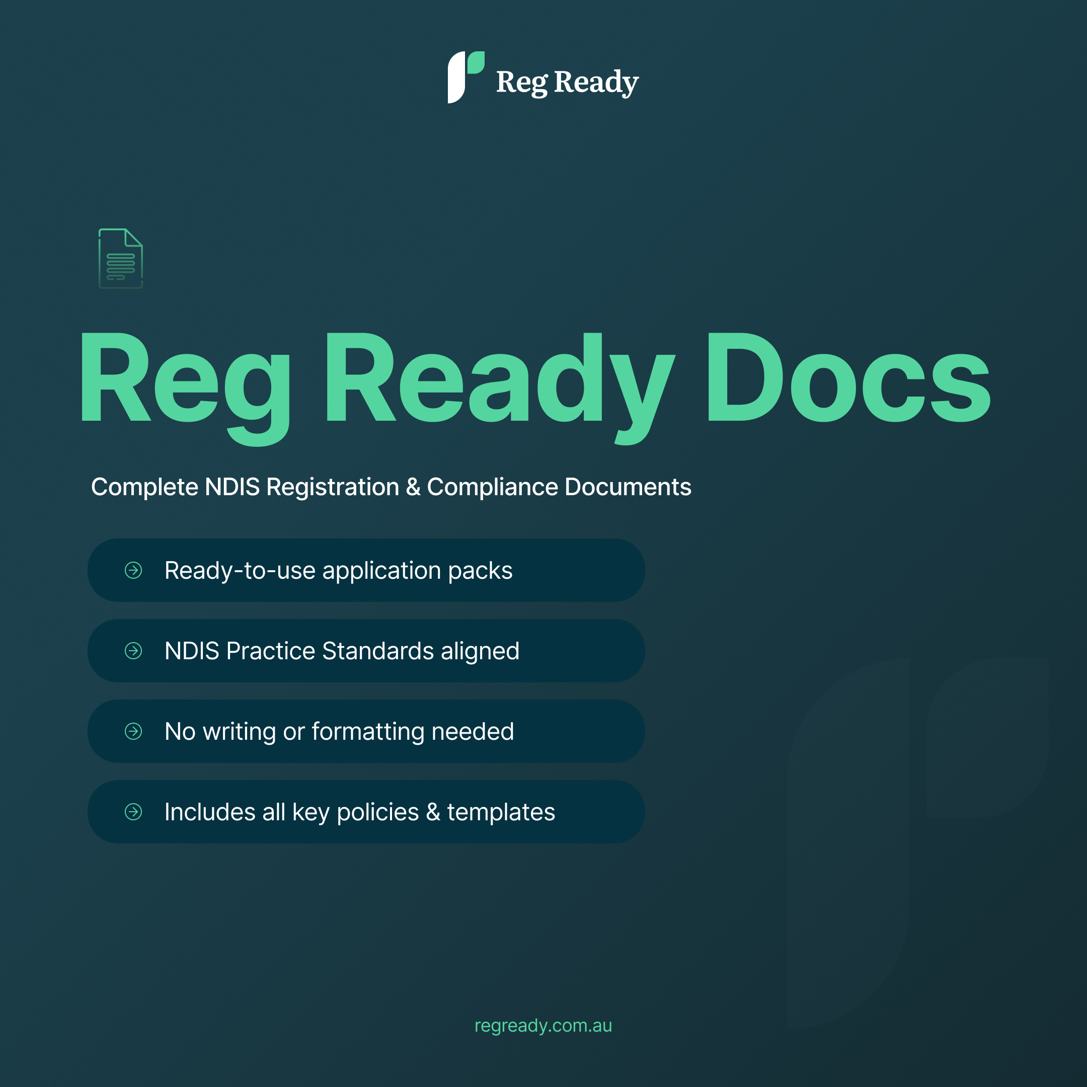 Reg Ready Docs